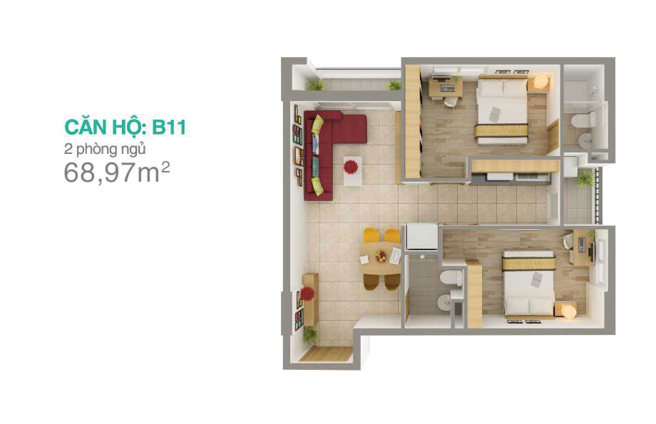 Mặt bằng B11