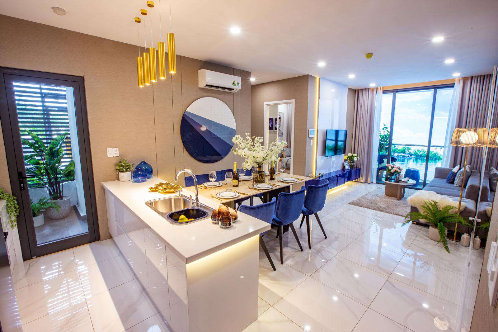 Căn hộ mẫu tại Precia