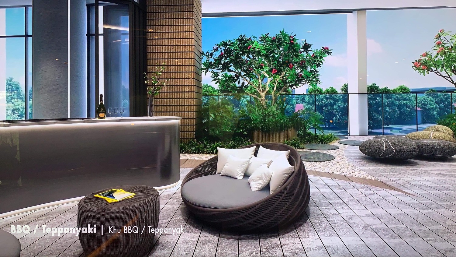 Nội khu dự án Thảo Điền Green