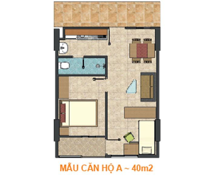 Mặt bằng Căn A