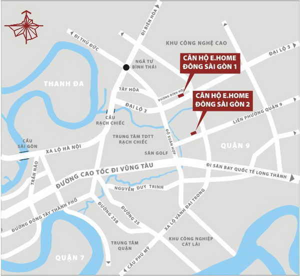 Vị trí dự án EHome 1