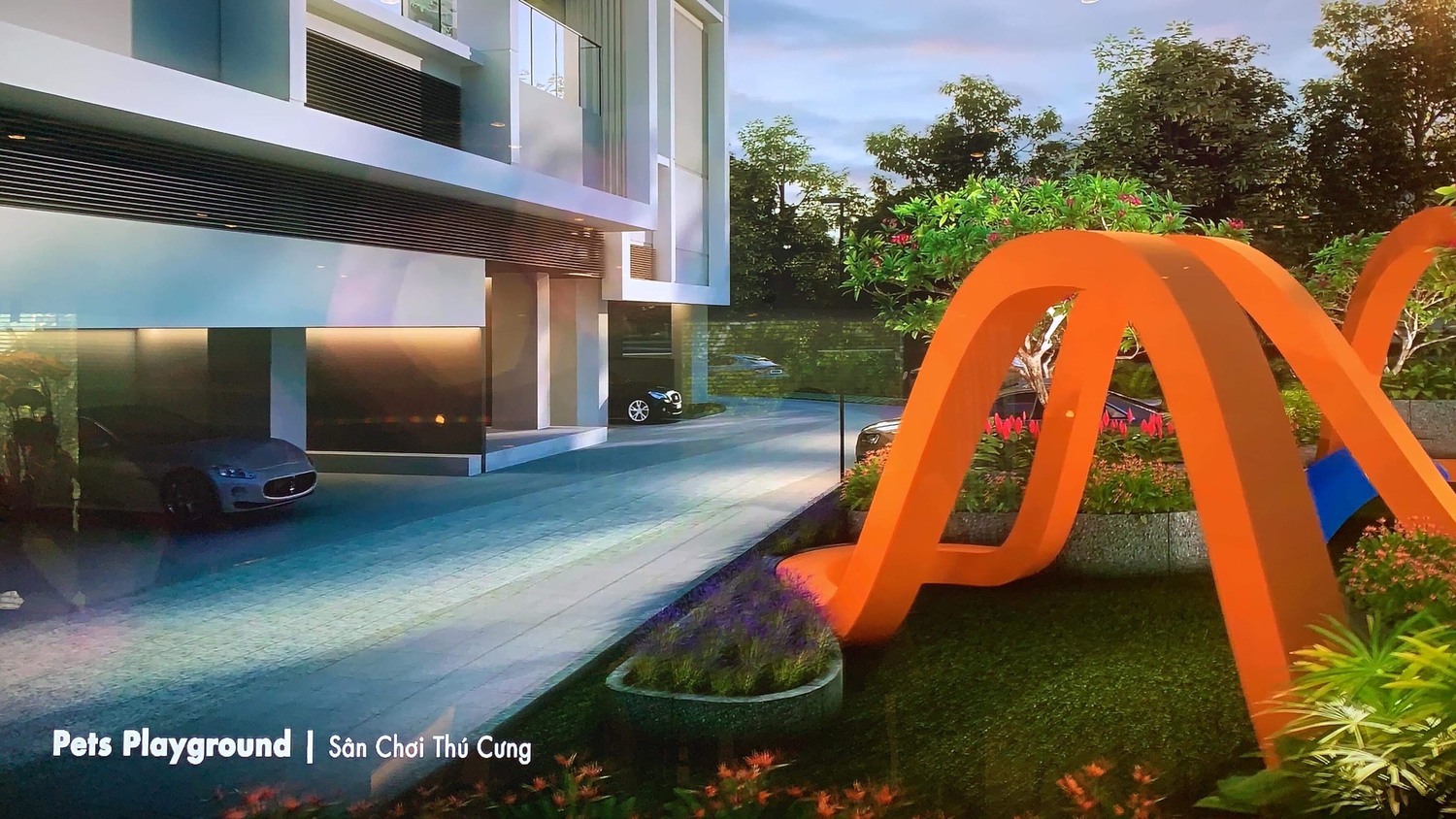Nội khu dự án Thảo Điền Green