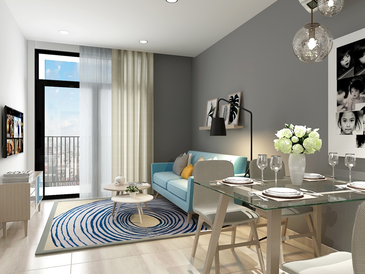 Căn hộ mẫu dự án Dream Home Riverside