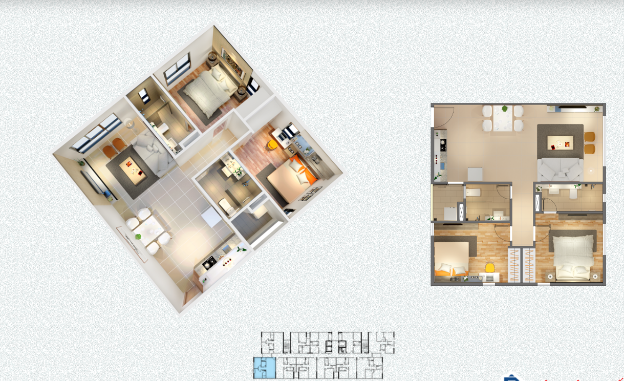 Mặt bằng A3 (Block D)