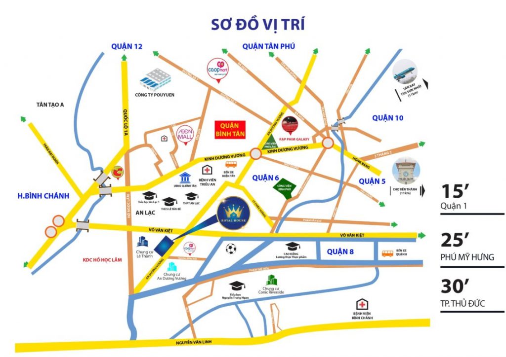 Vị trí dự án Royal House