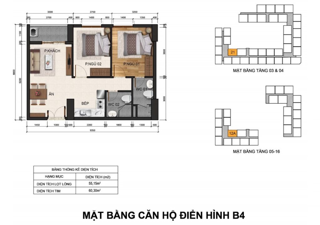 Mặt bằng B4