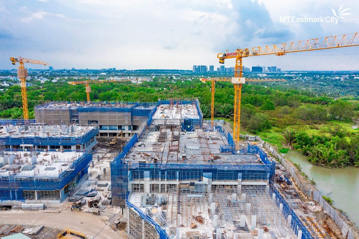 Tiến độ dự án MT Eastmark City T4/2023