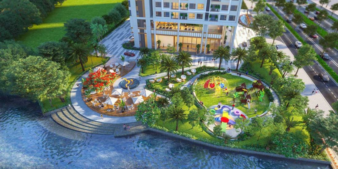 Nội khu dự án Essensia Sky