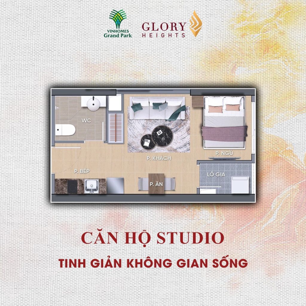 Mặt bằng Căn Studio