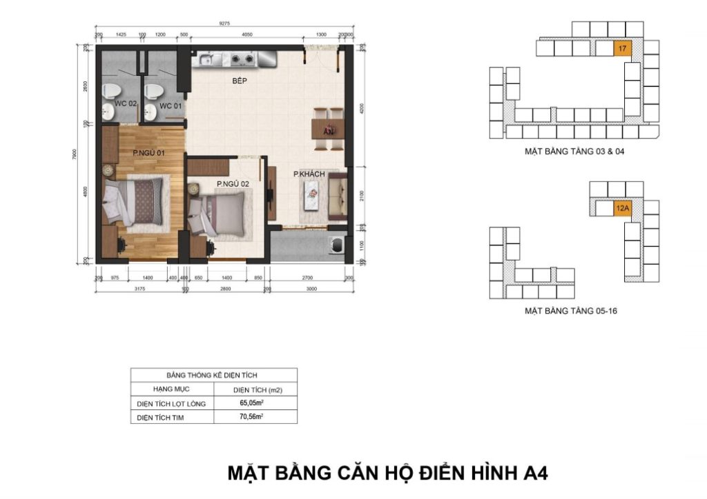 Mặt bằng A4
