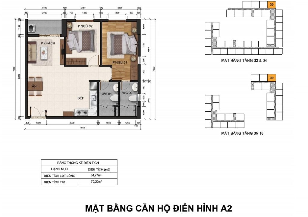 Mặt bằng A2