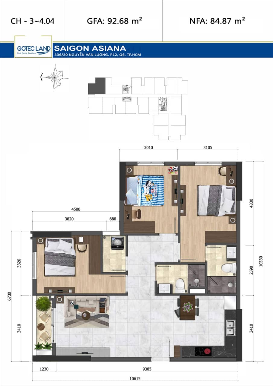 Mặt bằng CH-3.04