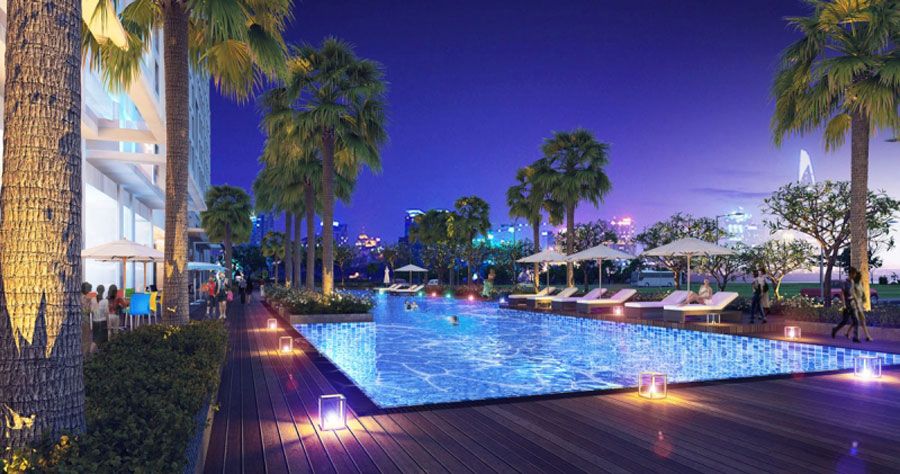 Nội khu dự án Saigon Mia