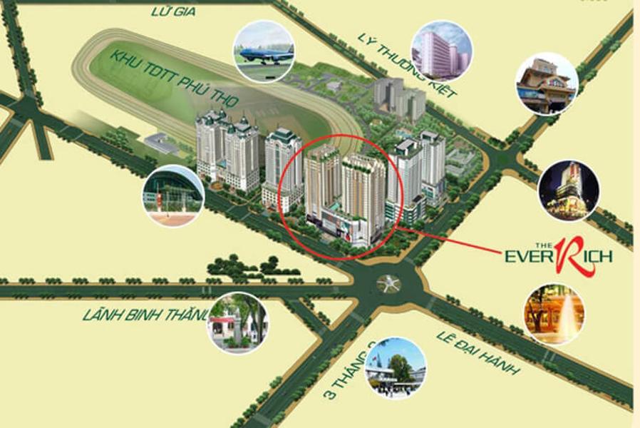 Vị trí dự án The EverRich 1