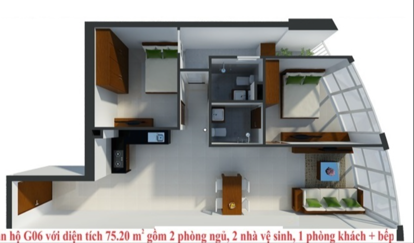 Mặt bằng Căn G06