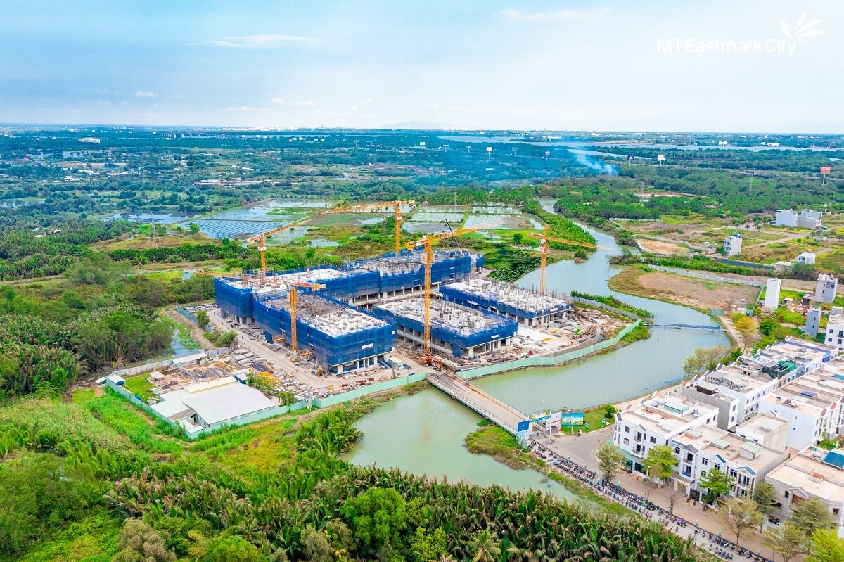 Tiến độ dự án MT Eastmark City T4/2023