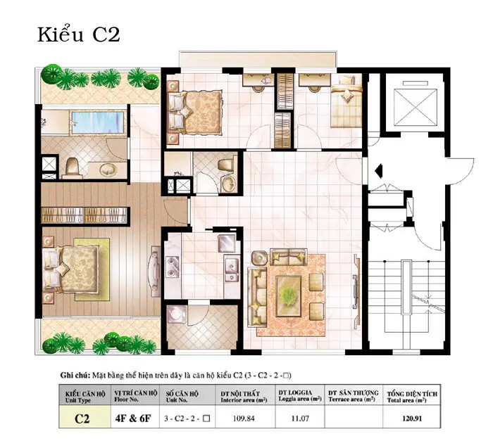 Mặt bằng C2