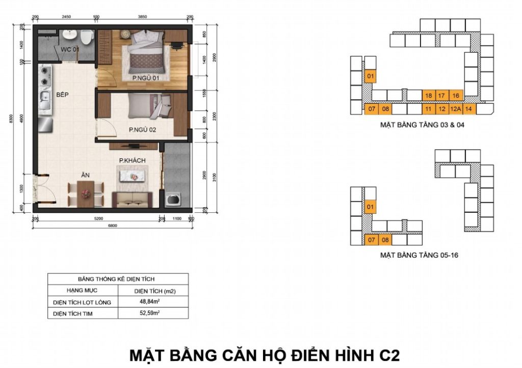 Mặt bằng C2